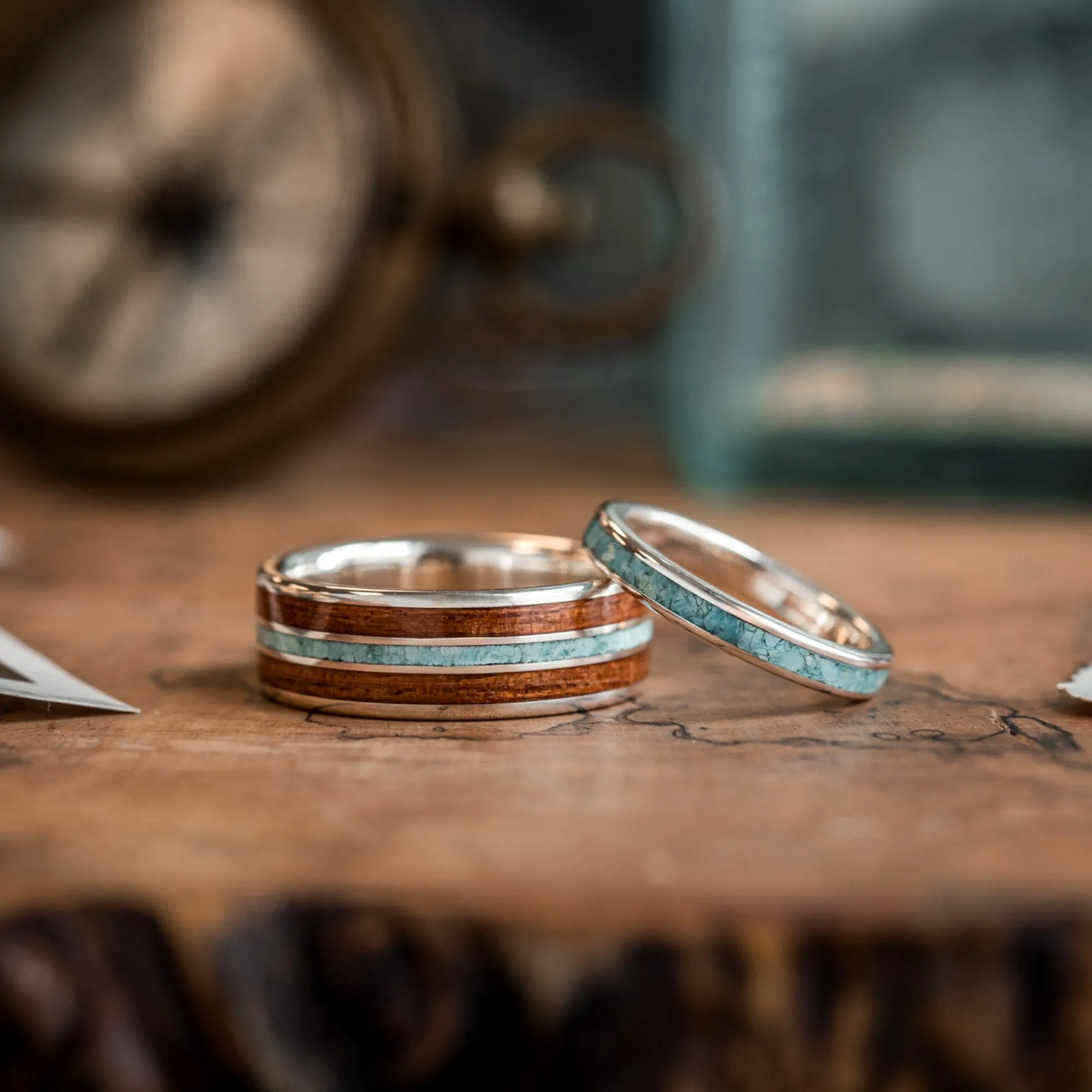 The O'Keeffe | Women's Silver and Turquoise Ring