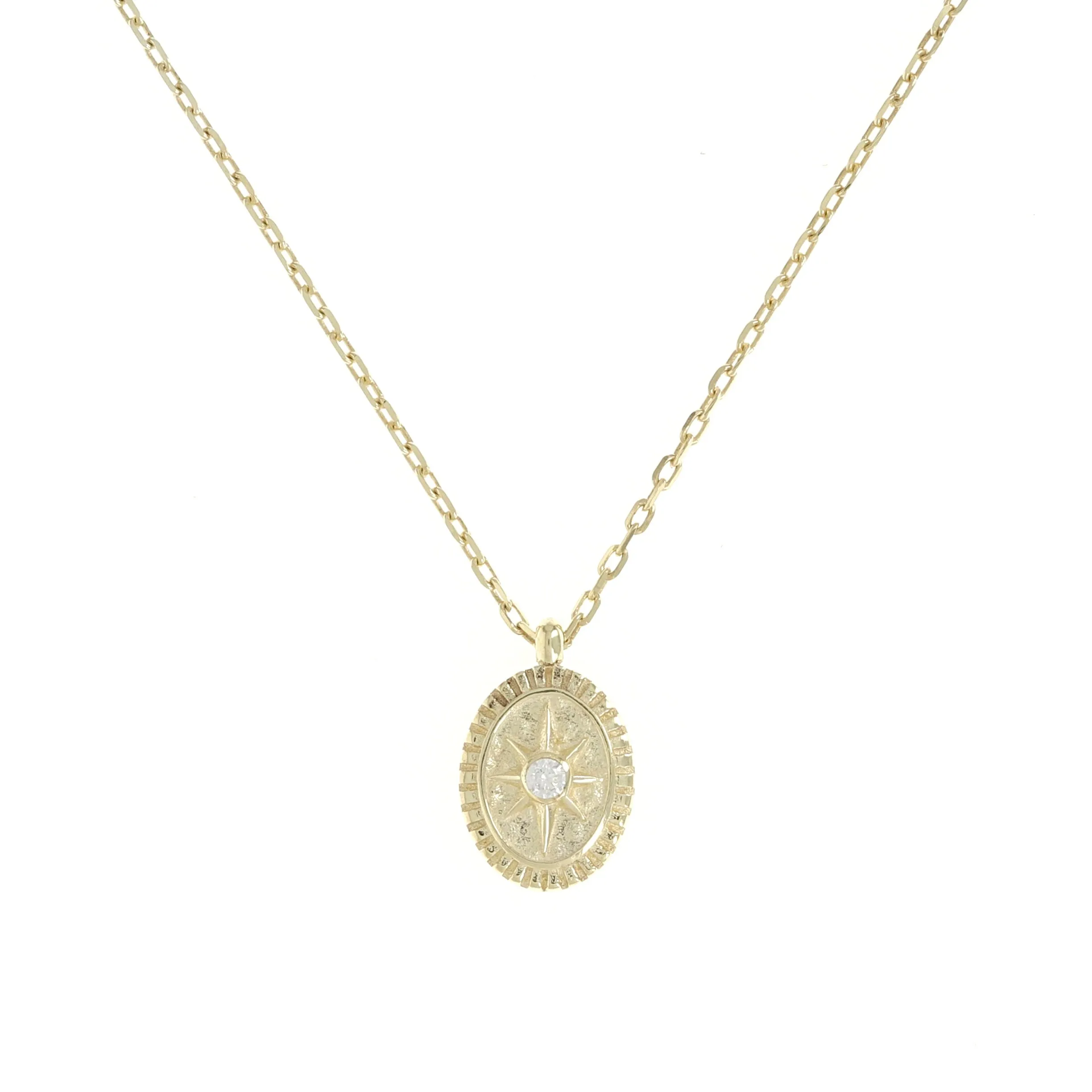 Tiny Compass Necklace
