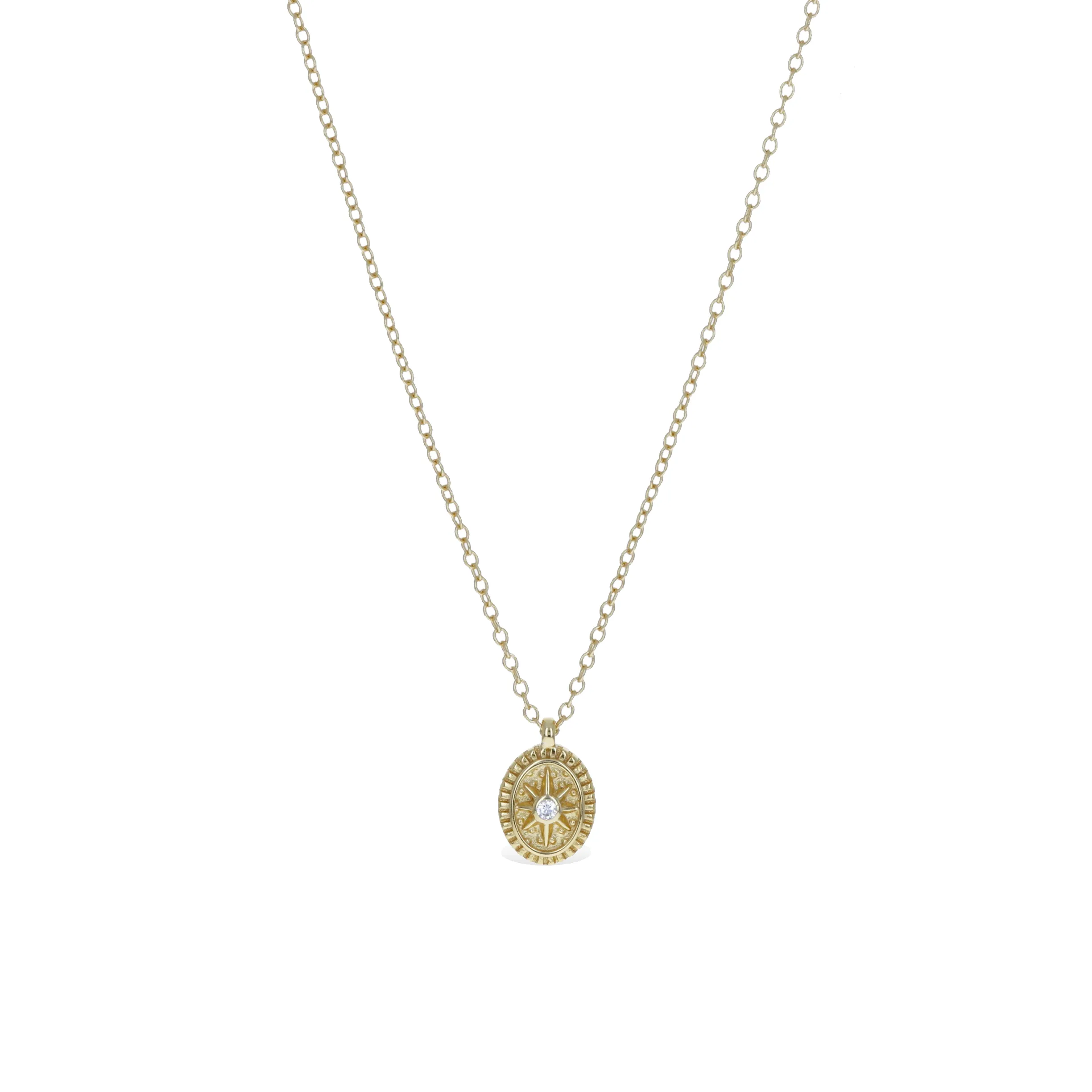 Tiny Compass Necklace