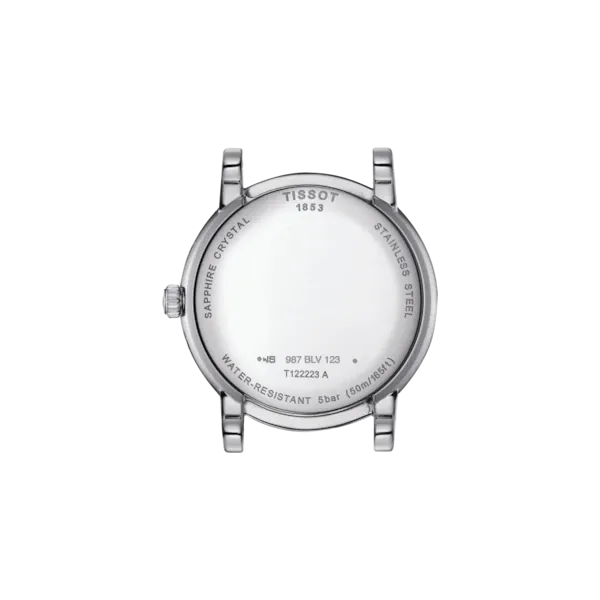 TISSOT CARSON PREMIUM LADY MOONPHASE LIGHT BLUE LEATHER