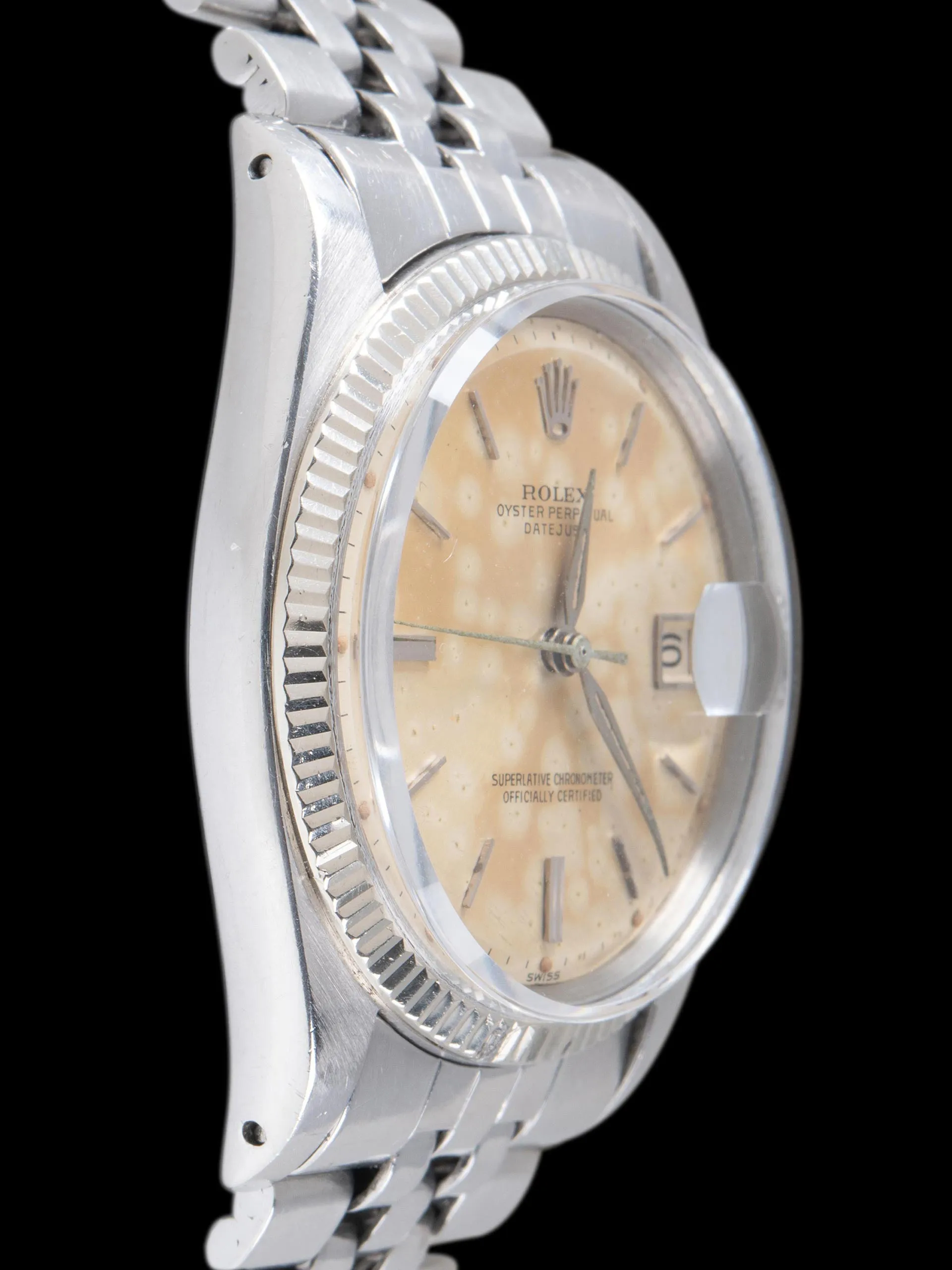 Tropical 1960 Rolex Datejust (Ref. 1601) Silver "Swiss Only" Dial