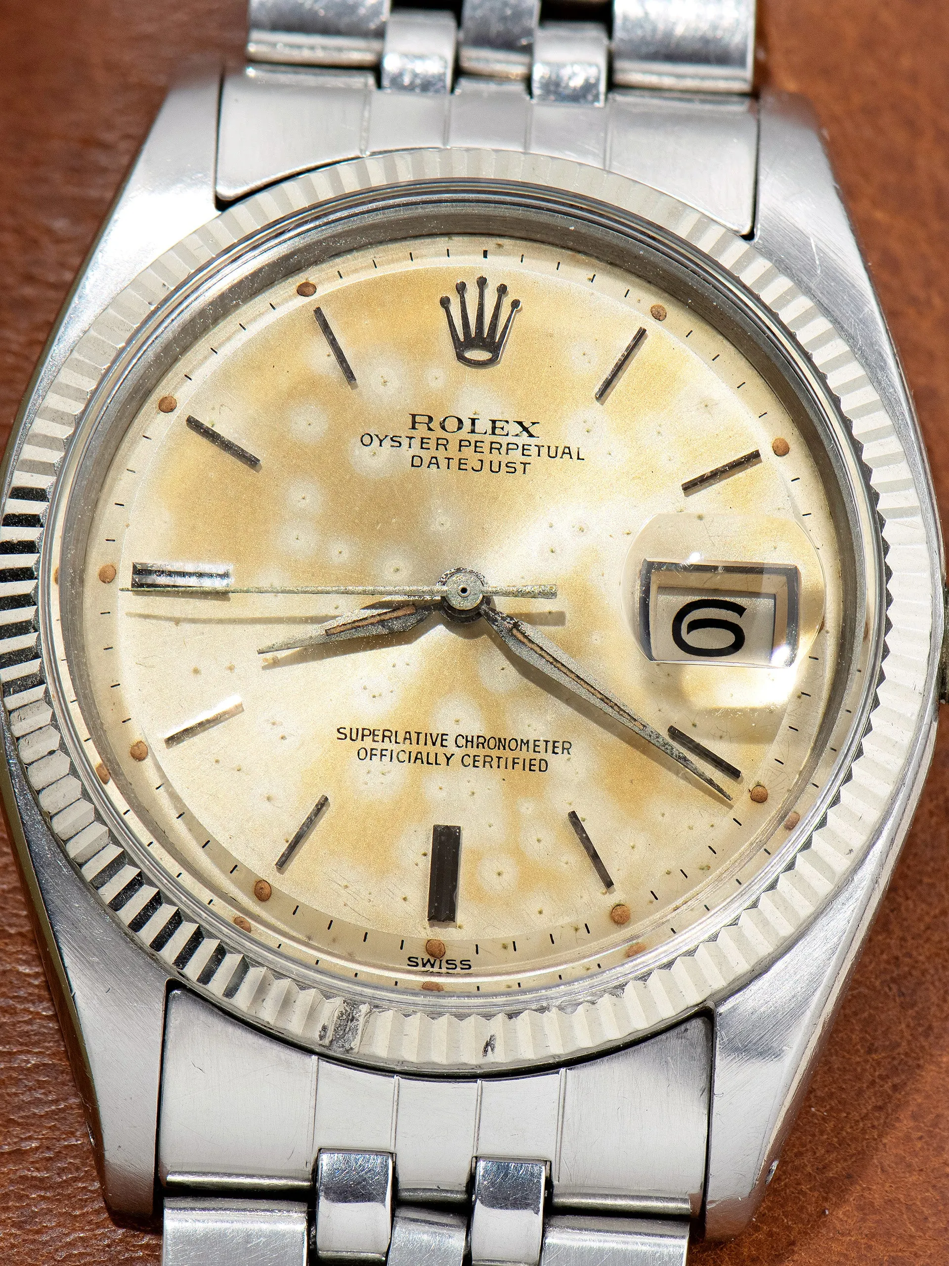 Tropical 1960 Rolex Datejust (Ref. 1601) Silver "Swiss Only" Dial