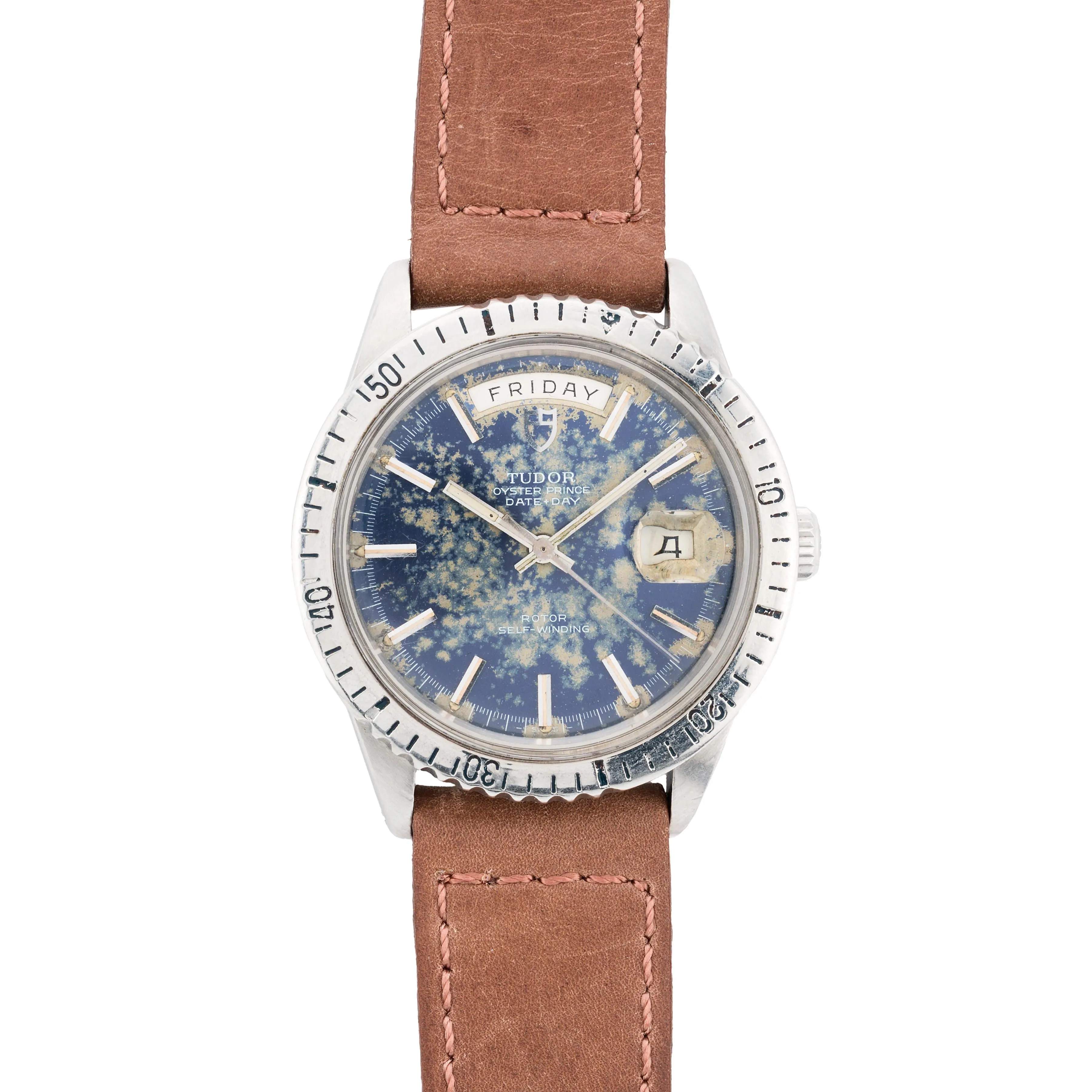 Tudor Day Date 7020/0 Incredible Patina Vintage Mens 39mm Wrist Watch