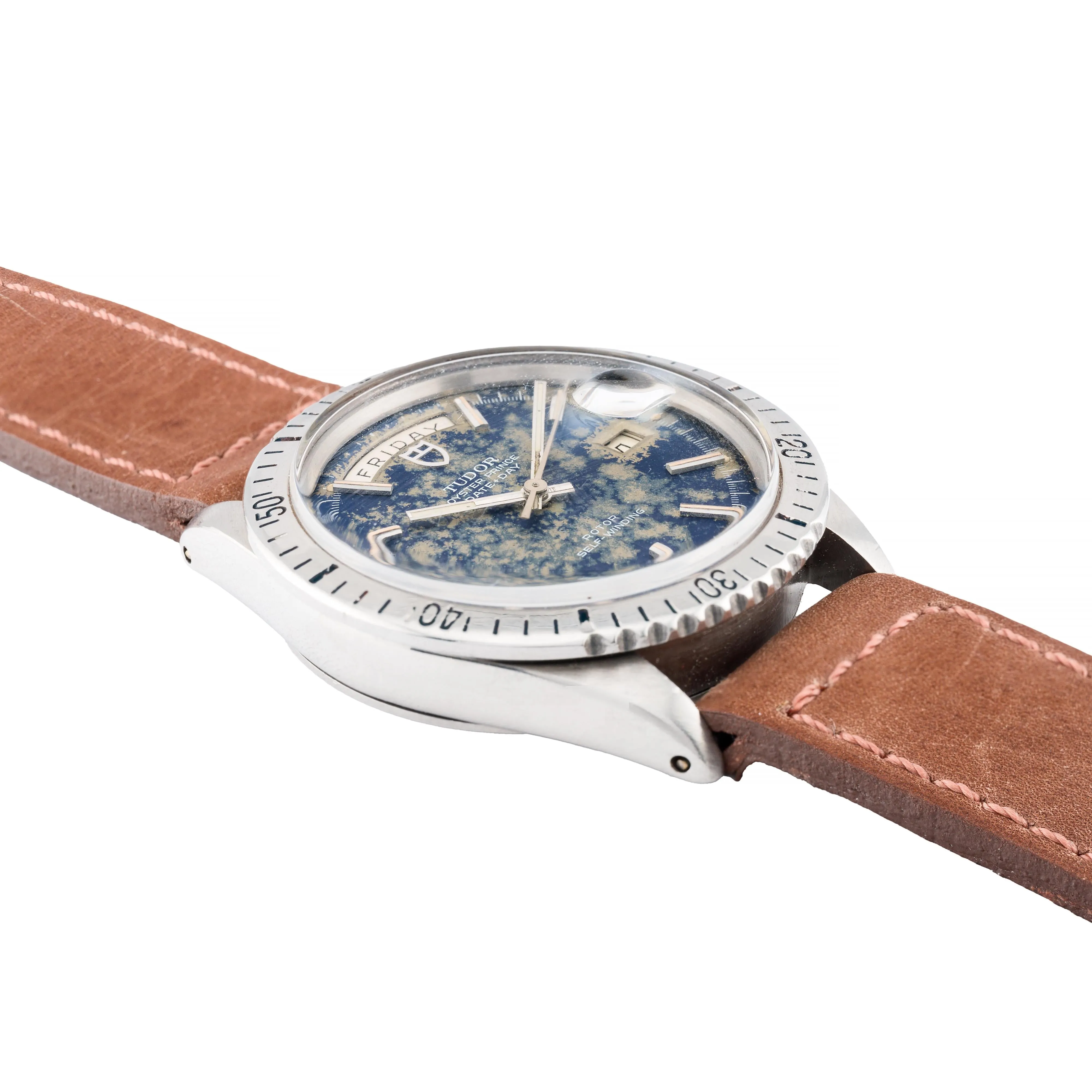 Tudor Day Date 7020/0 Incredible Patina Vintage Mens 39mm Wrist Watch