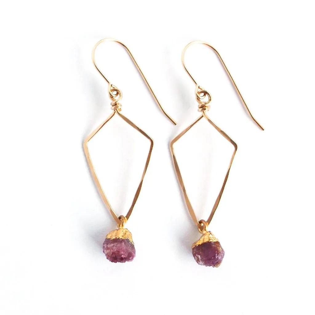 Turin Ruby Earrings