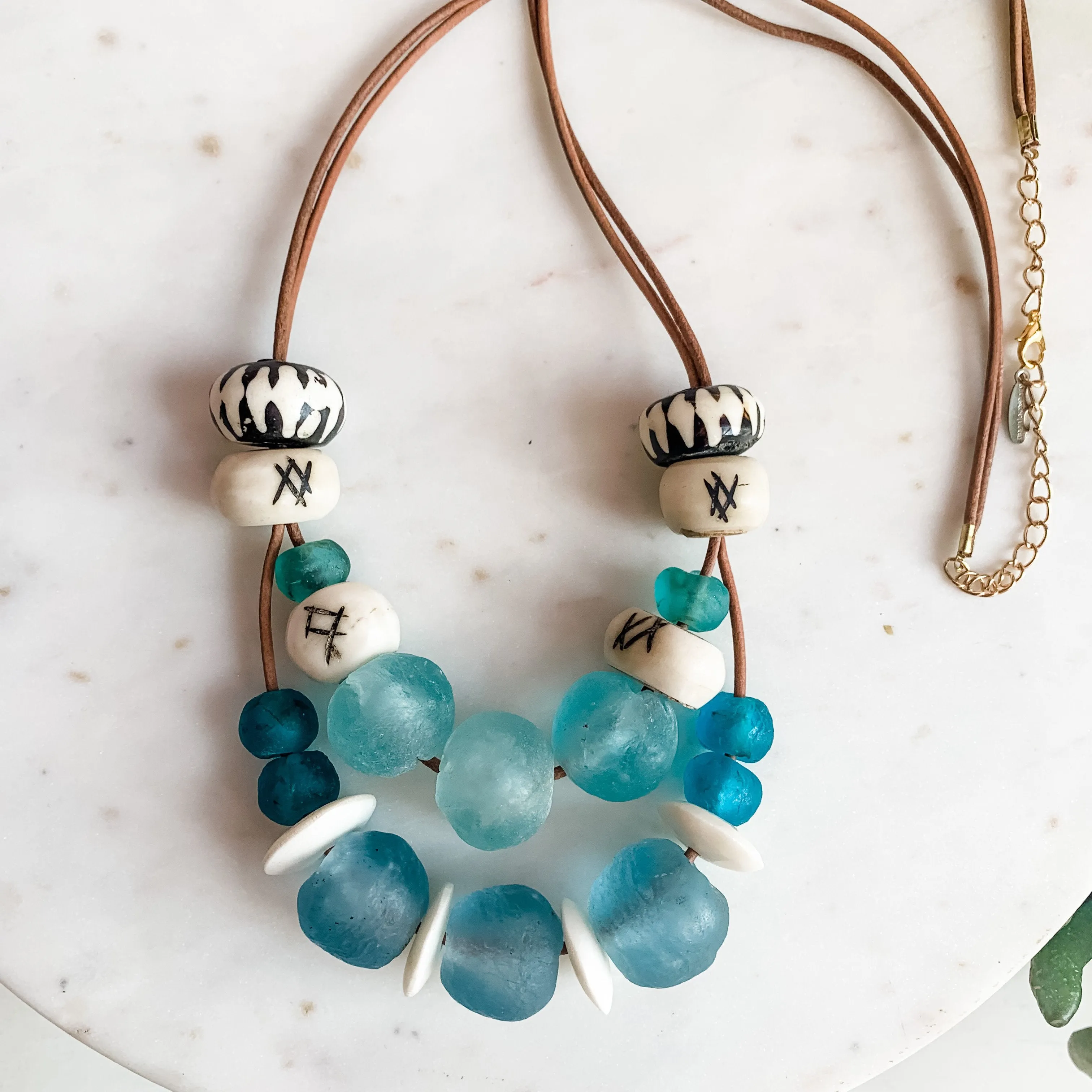 Turks and Caicos Layered Statement Necklace