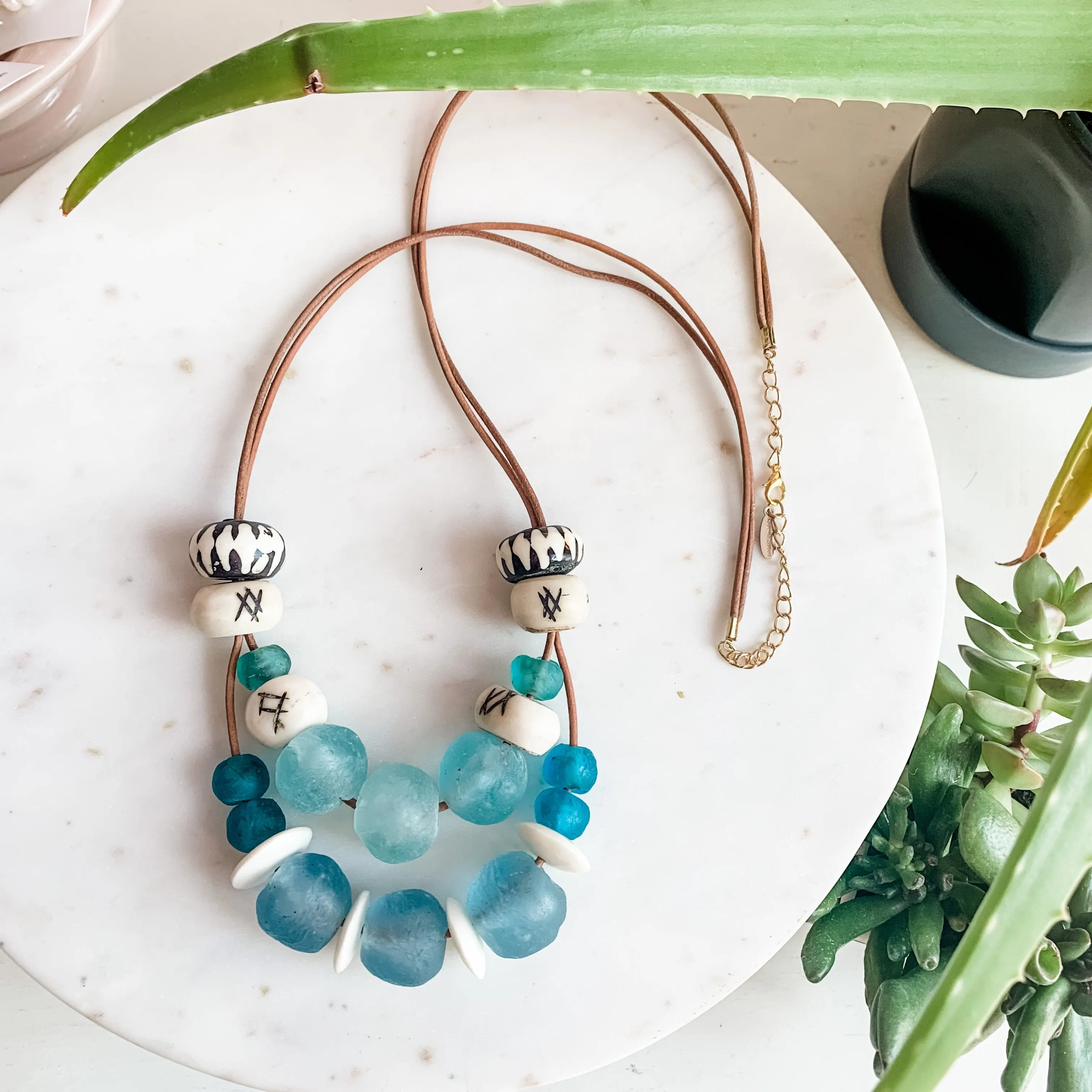 Turks and Caicos Layered Statement Necklace