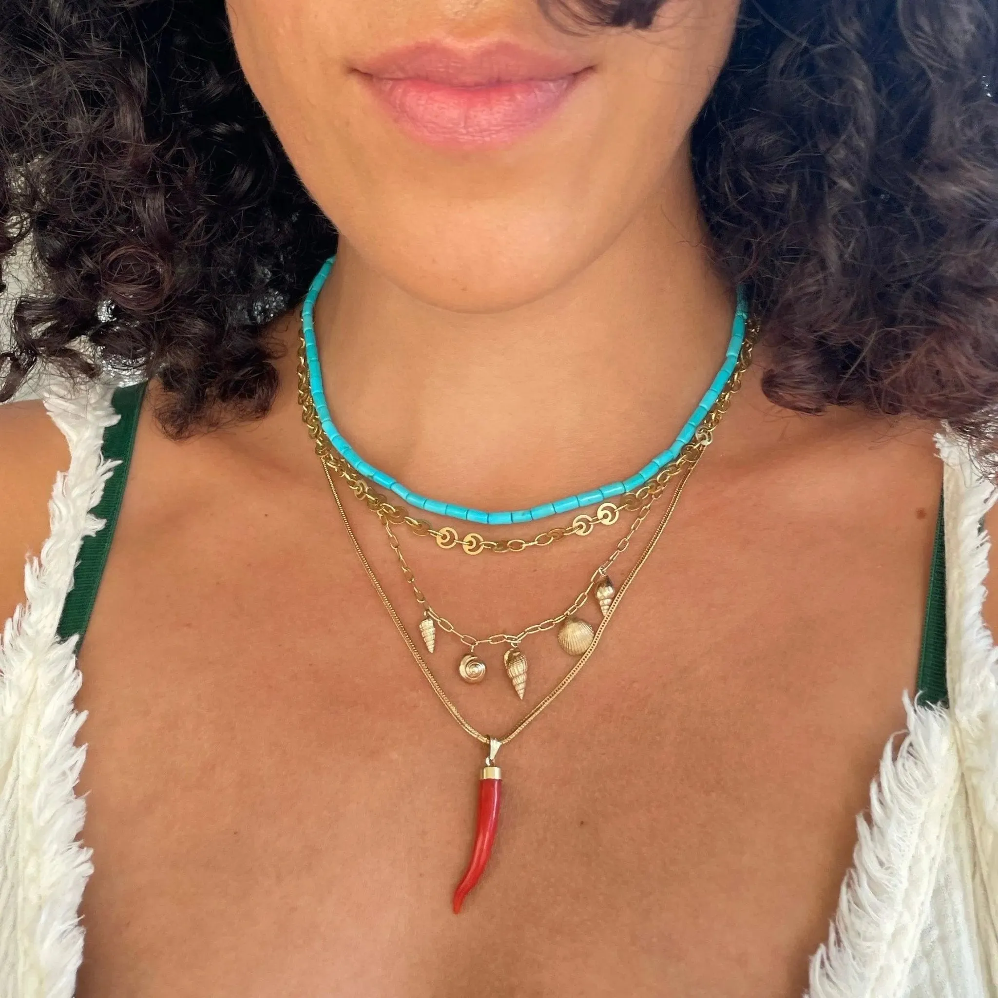 Turquoise Beaded Necklace