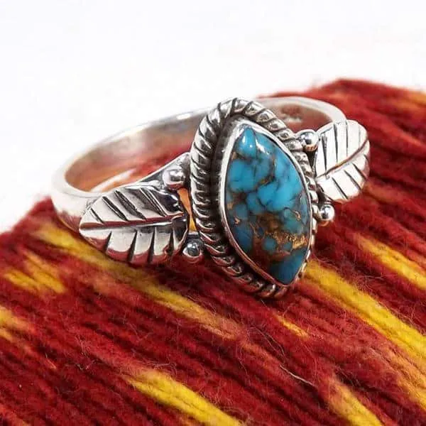 Turquoise Flora Ring