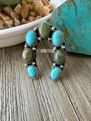 Turquoise Horseshoe Ring