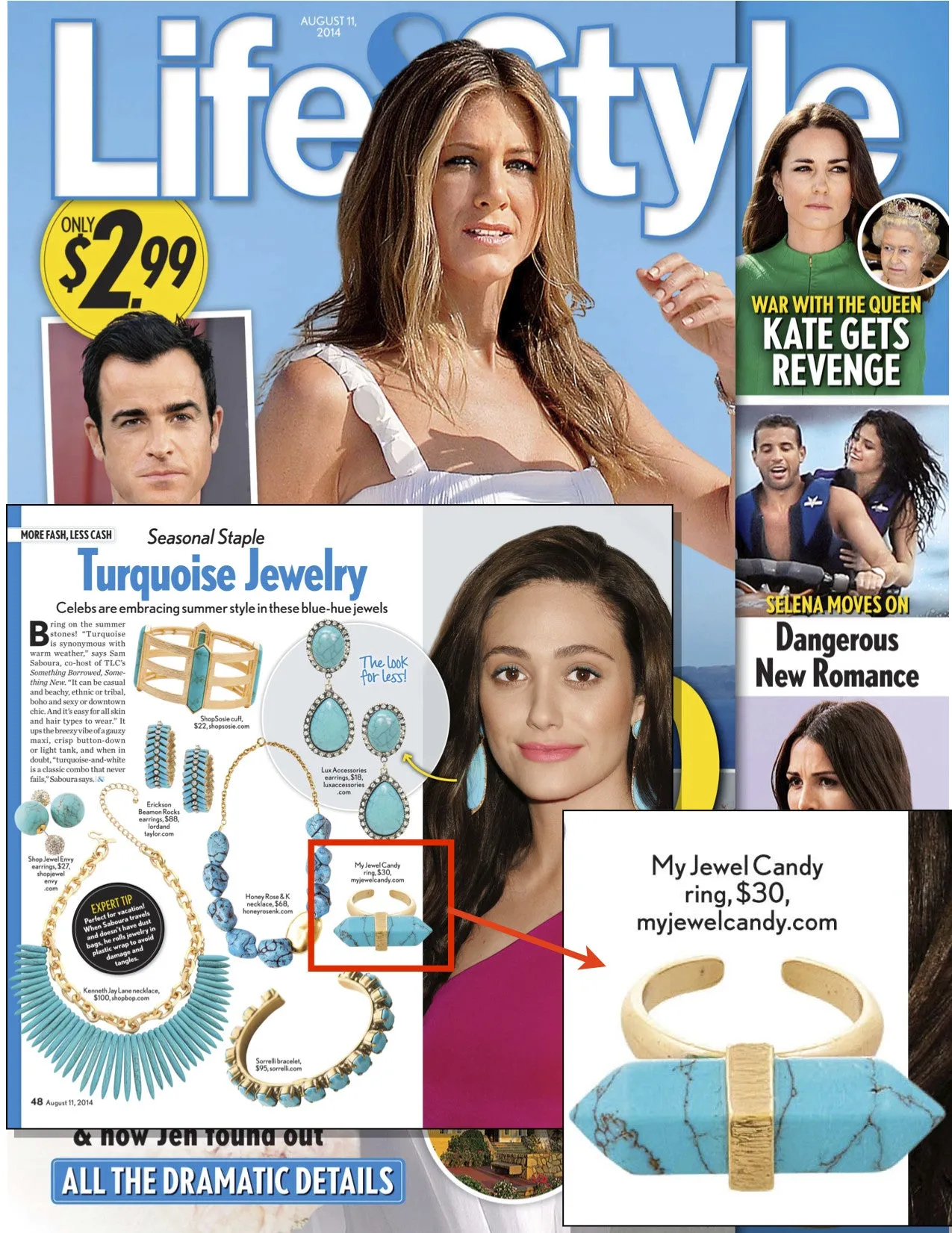 Turquoise Lance Ring