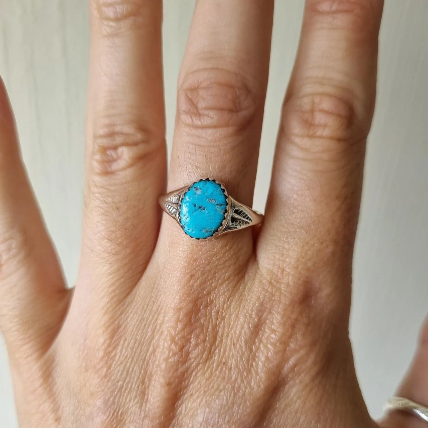 Turquoise Navajo Sterling Silver Rings