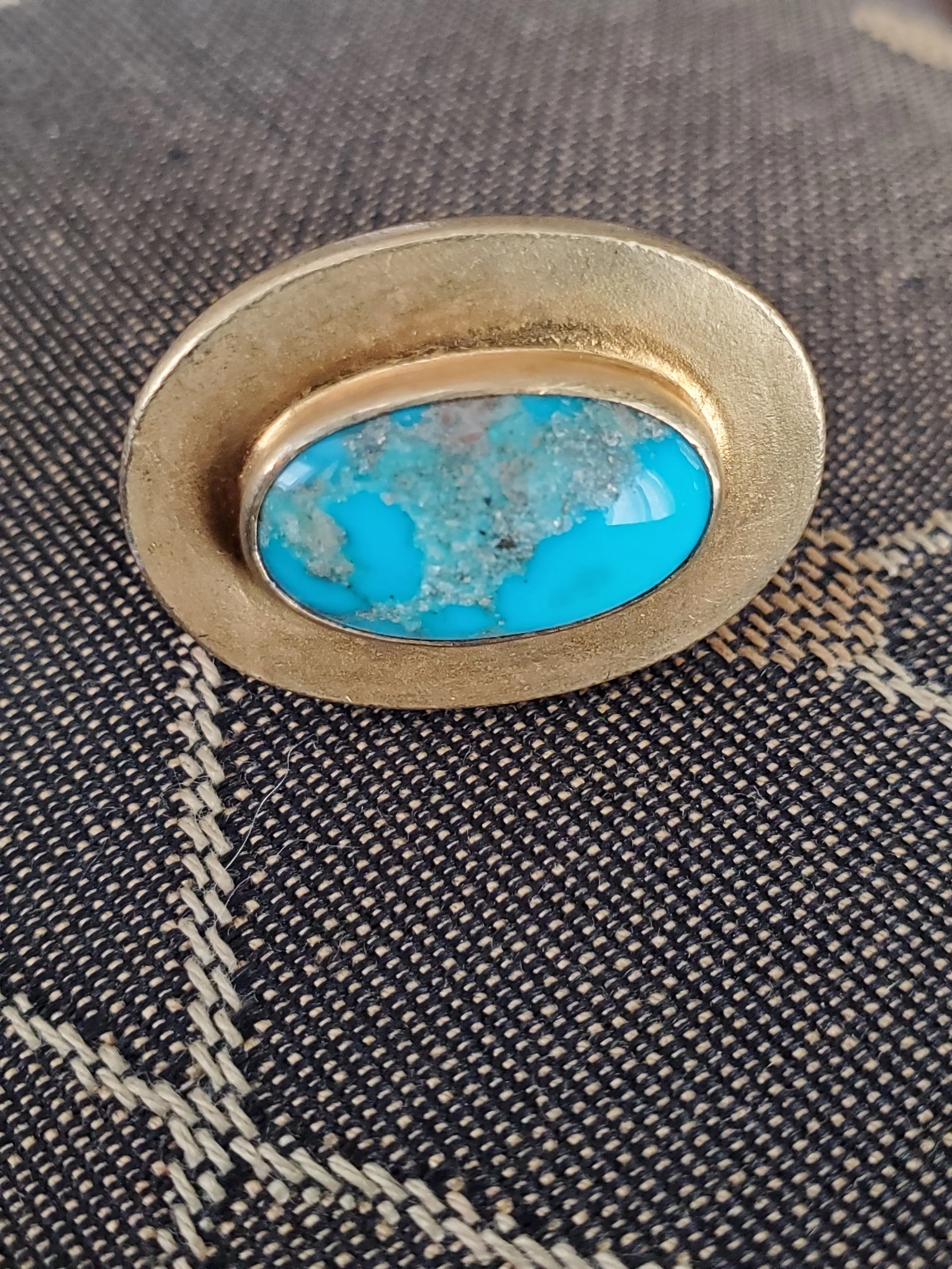 Turquoise Vermeil Ring