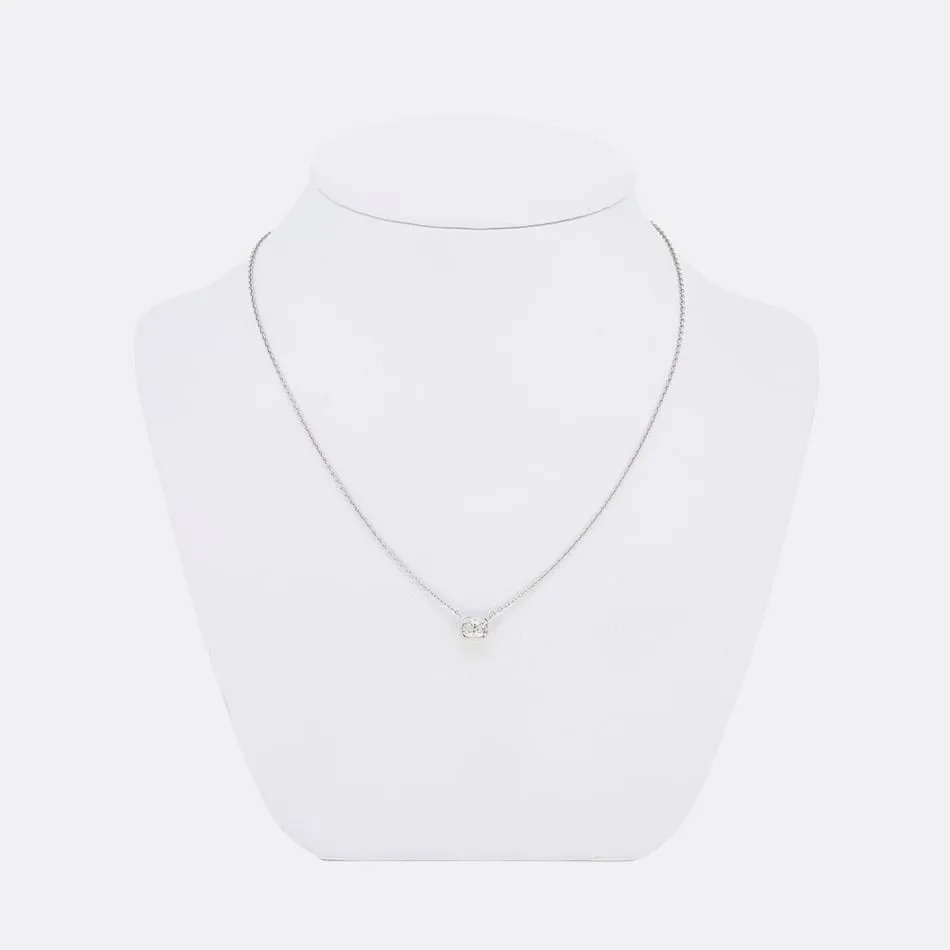 TVJ 1.02 Carat Radiant Cut Diamond Pendant