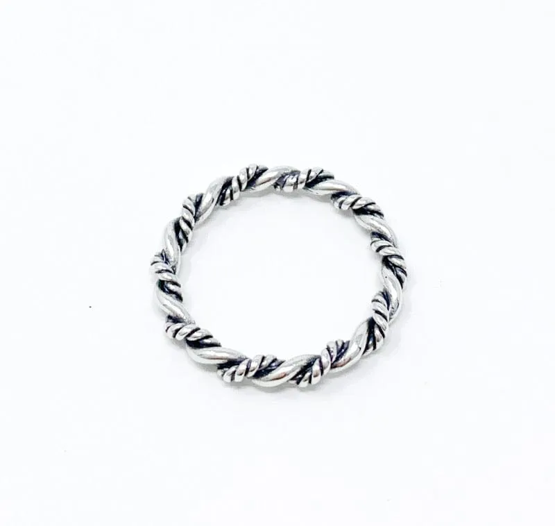 Twisted Rope Ring