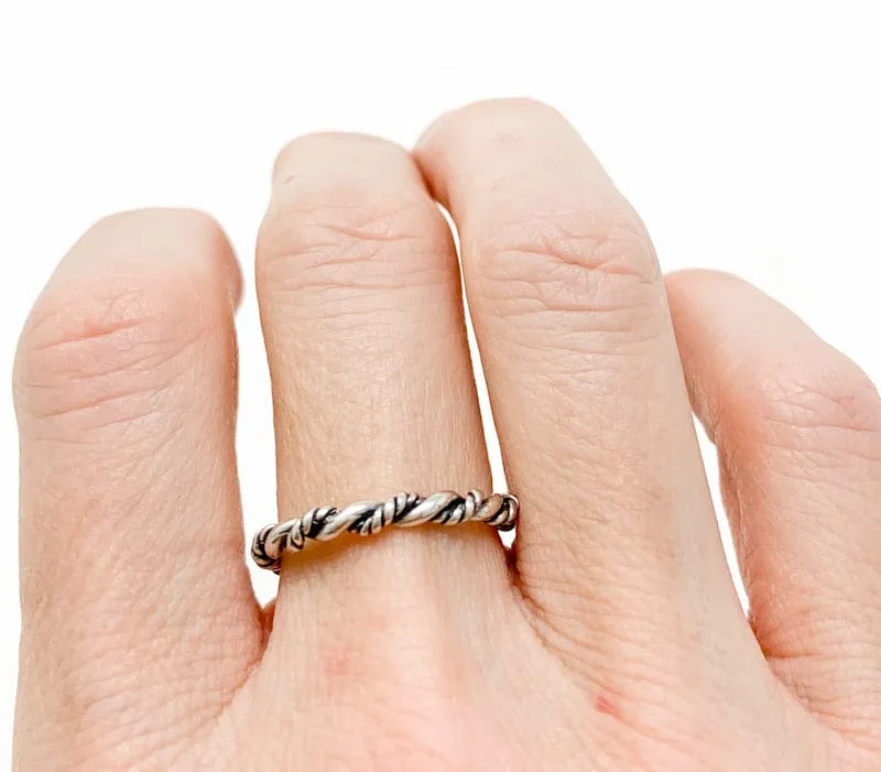 Twisted Rope Ring