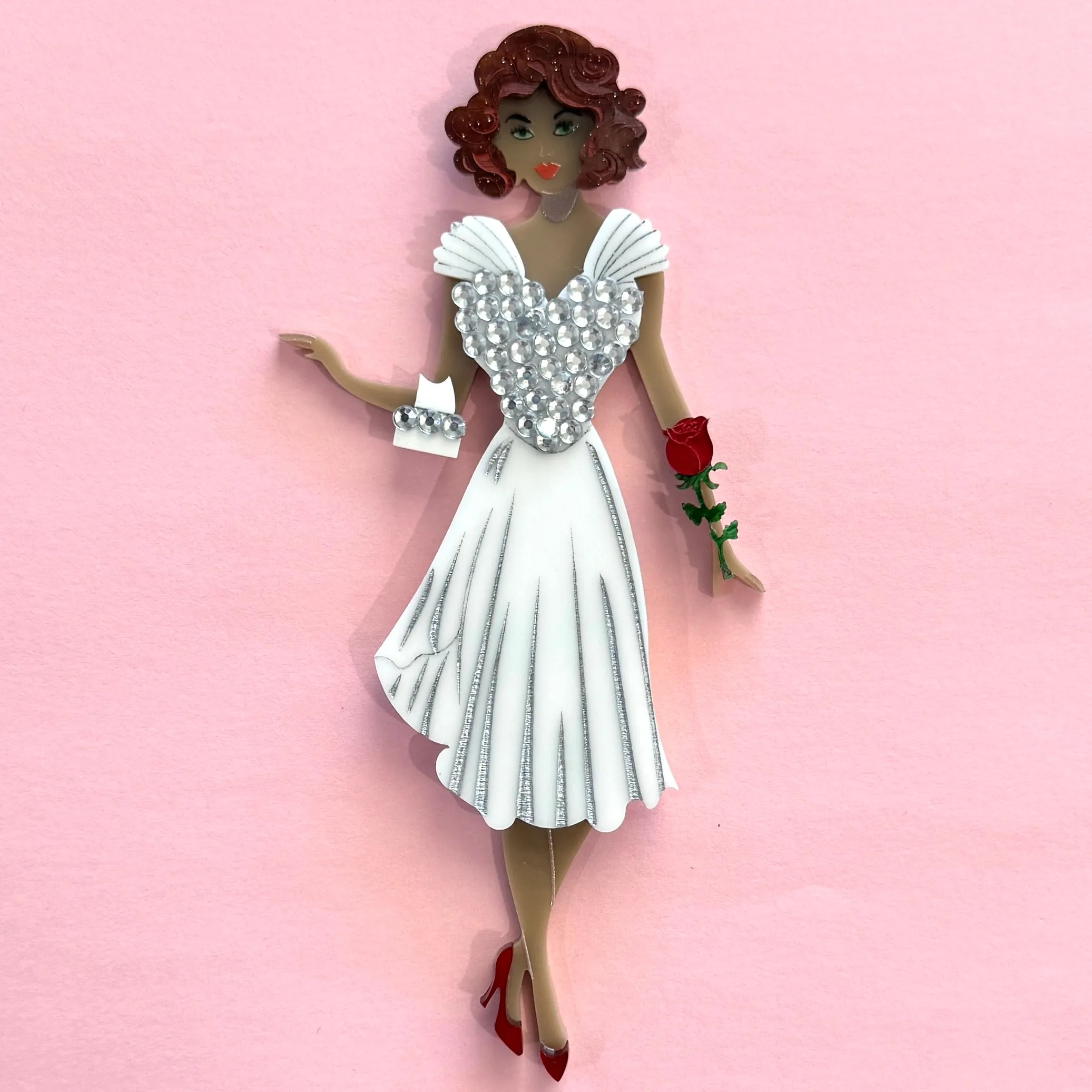 Valentines 💌 hair brown - Gloria doll clothes