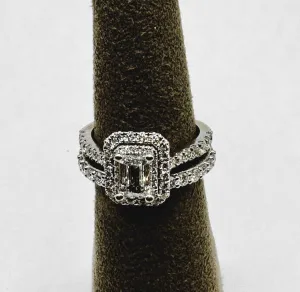 Vera Wang Love GIA Certified Center Stone Diamond Bridal Ring Set Approx 1.7 CT. T.W.  Pre-owned Item #391043
