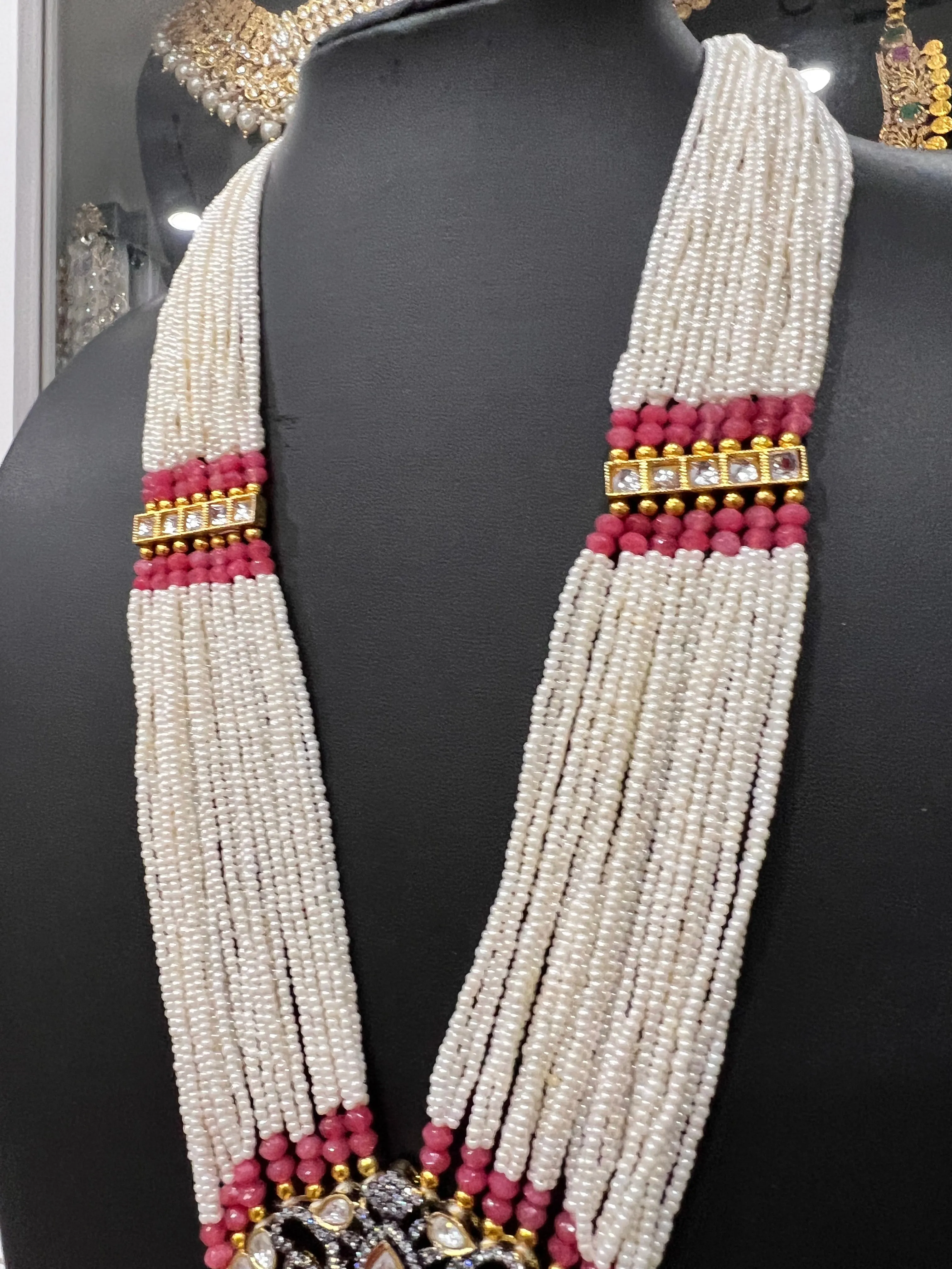 Victorian Necklace with Monalisa Beads