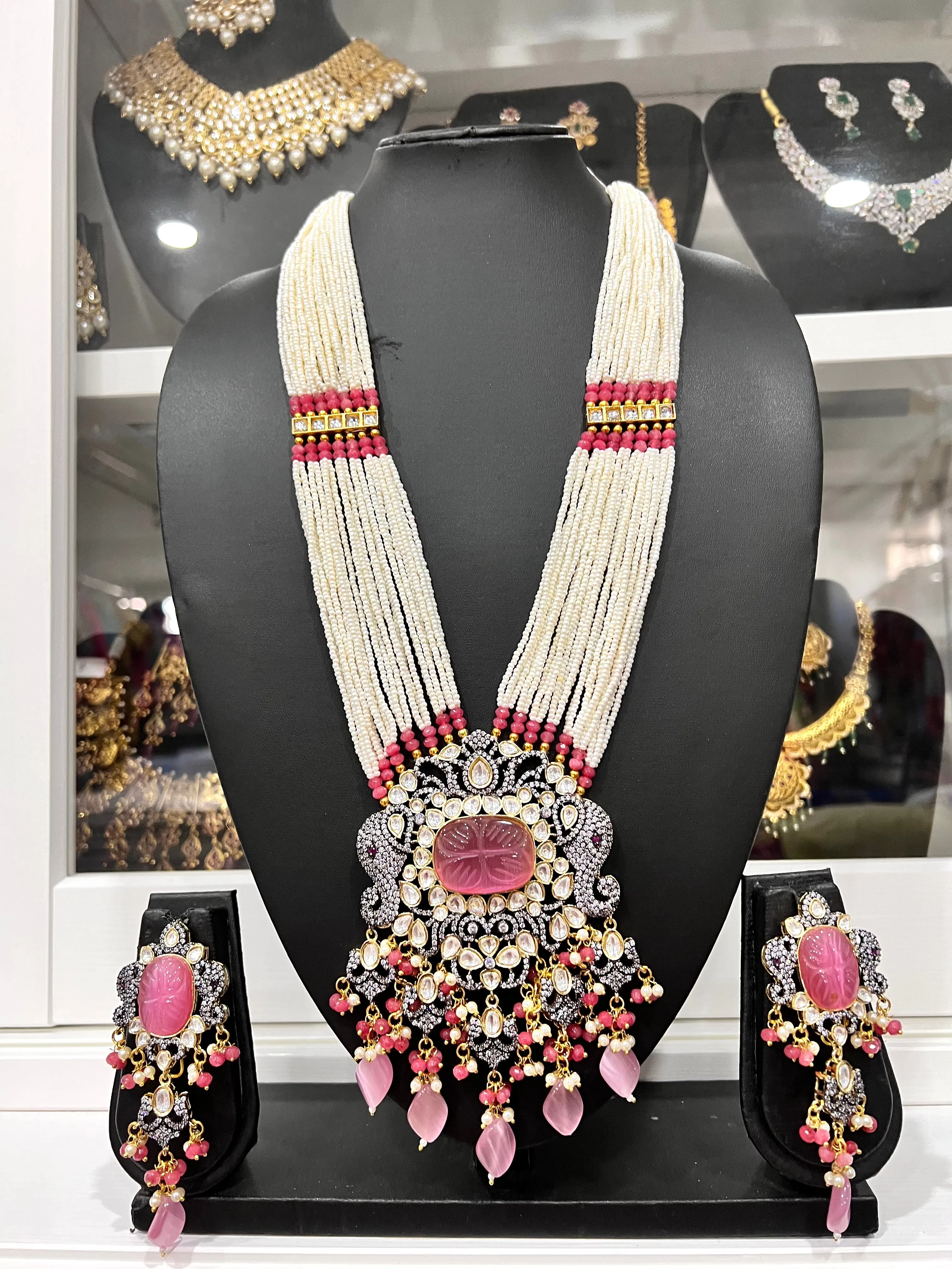 Victorian Necklace with Monalisa Beads