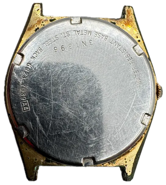Vintage 33.5mm Seiko 6923-7039 SQ Railroad Approved Men's Quartz Wristwatch