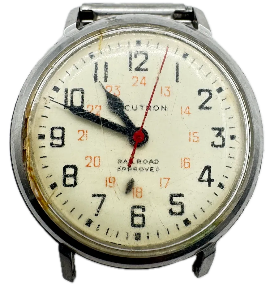 Vintage 35.5mm 1971 Accutron Railroad Approved Men's Tuning Fork Wristwatch USA