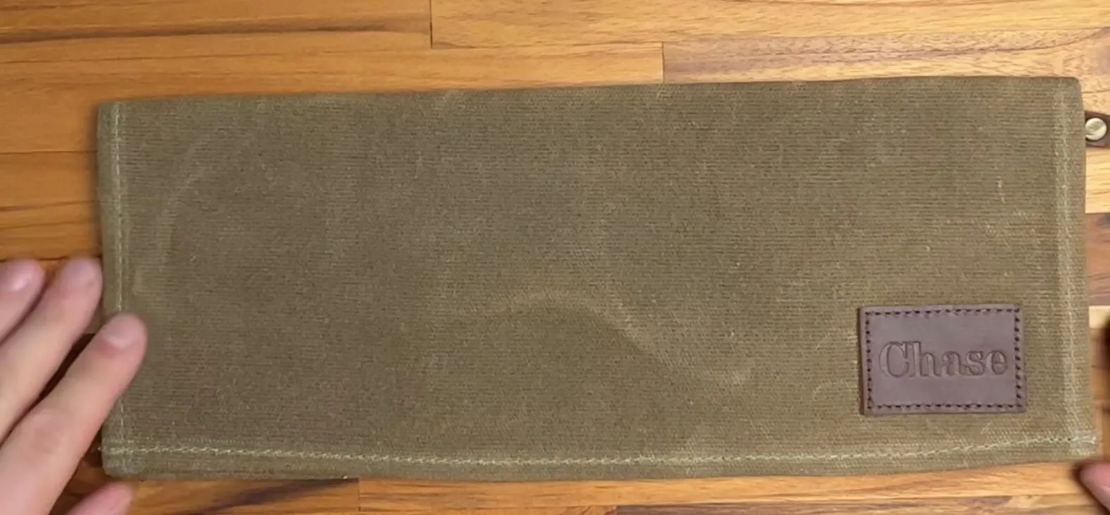 Vintage Canvas Watch Roll