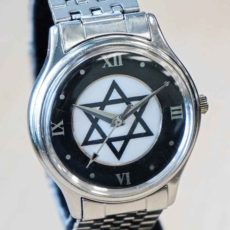 Vintage Certina Automatic Watch Star of David Dial Cal. 27-652 27 Jewels - ALL S.S.