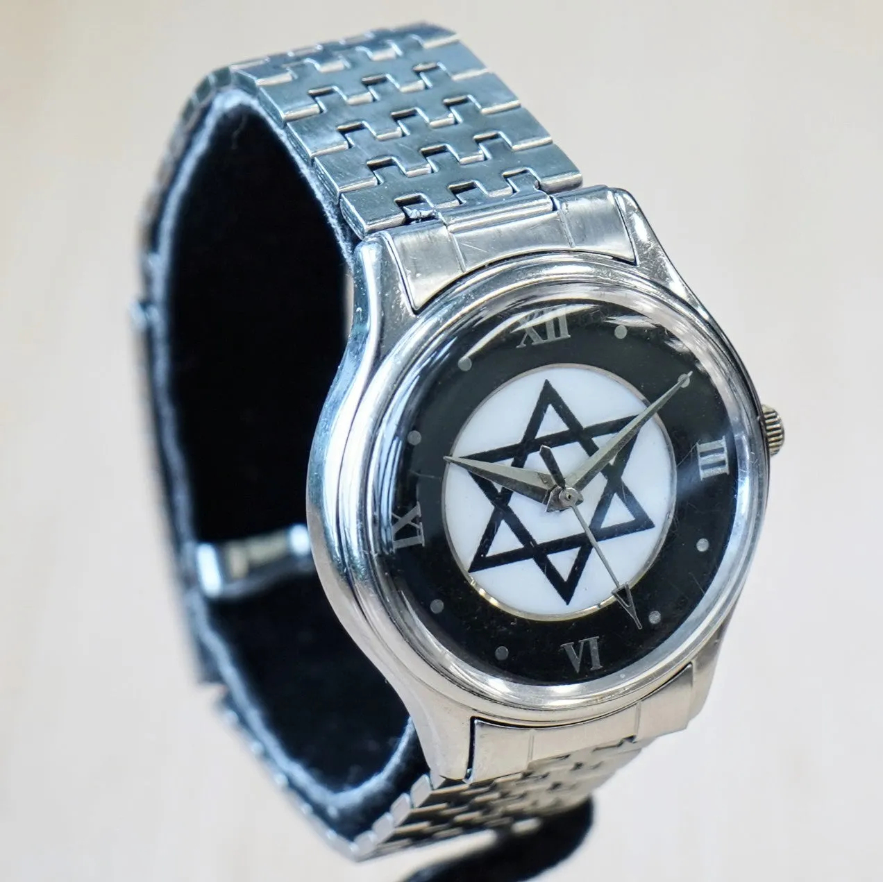 Vintage Certina Automatic Watch Star of David Dial Cal. 27-652 27 Jewels - ALL S.S.