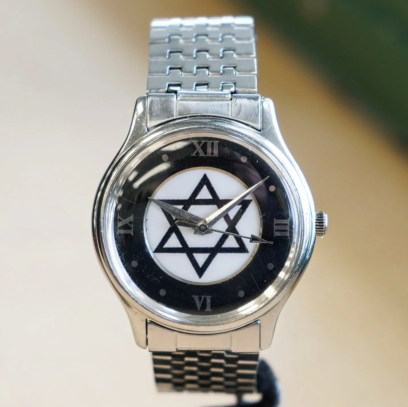 Vintage Certina Automatic Watch Star of David Dial Cal. 27-652 27 Jewels - ALL S.S.