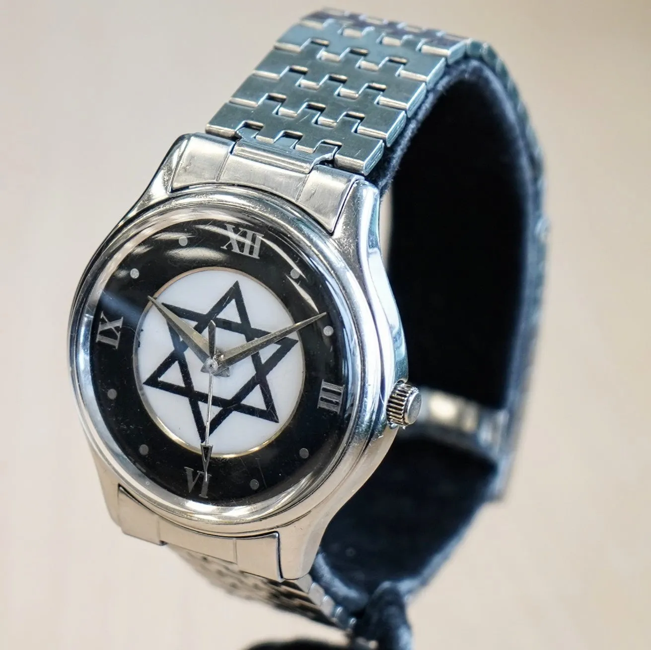 Vintage Certina Automatic Watch Star of David Dial Cal. 27-652 27 Jewels - ALL S.S.