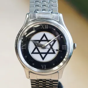 Vintage Certina Automatic Watch Star of David Dial Cal. 27-652 27 Jewels - ALL S.S.