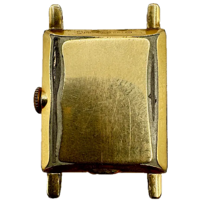 Vintage Hamilton Barry Men's Mechanical Wristwatch 982 USA 14k Gold Filled
