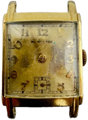 Vintage Hamilton Barry Men's Mechanical Wristwatch 982 USA 14k Gold Filled