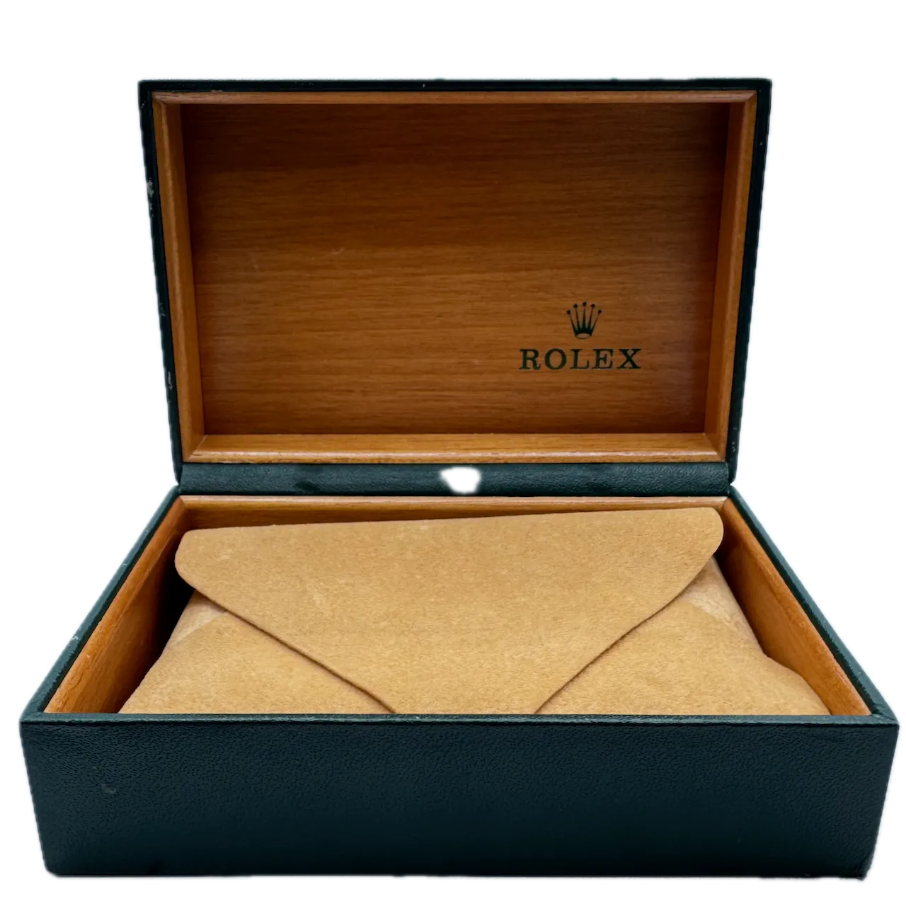 Vintage Rolex 68.00.08 Submariner Men's Wristwatch Box Swiss Wood & Leather