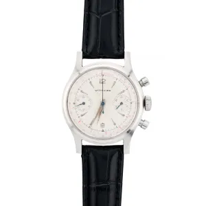 Vintage Wittnauer 1950's Chronograph Reference 3256 Dual Register Venus 188
