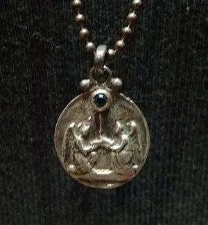 Virgin Saints and Angels Necklace in Sterling Silver