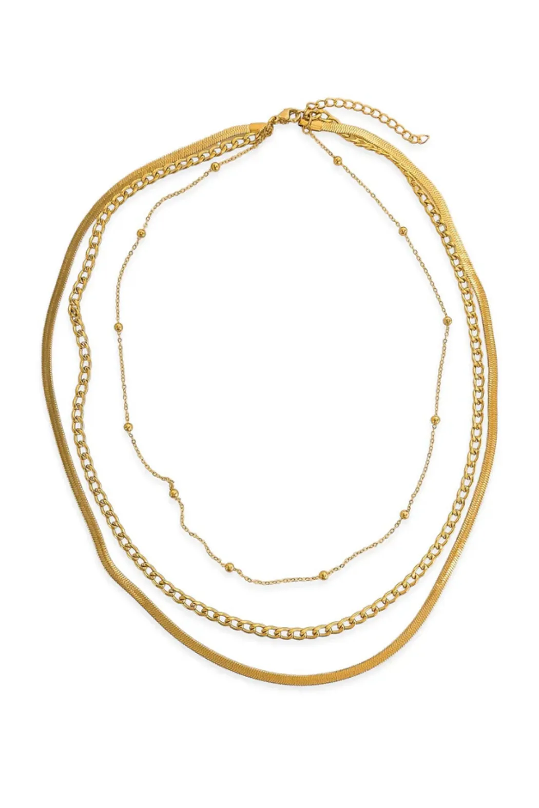 Water Resistant Layered Necklace
