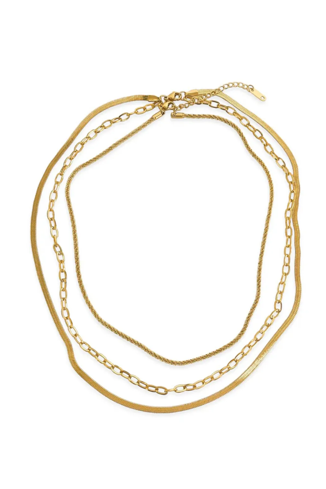 Water Resistant Layered Necklace