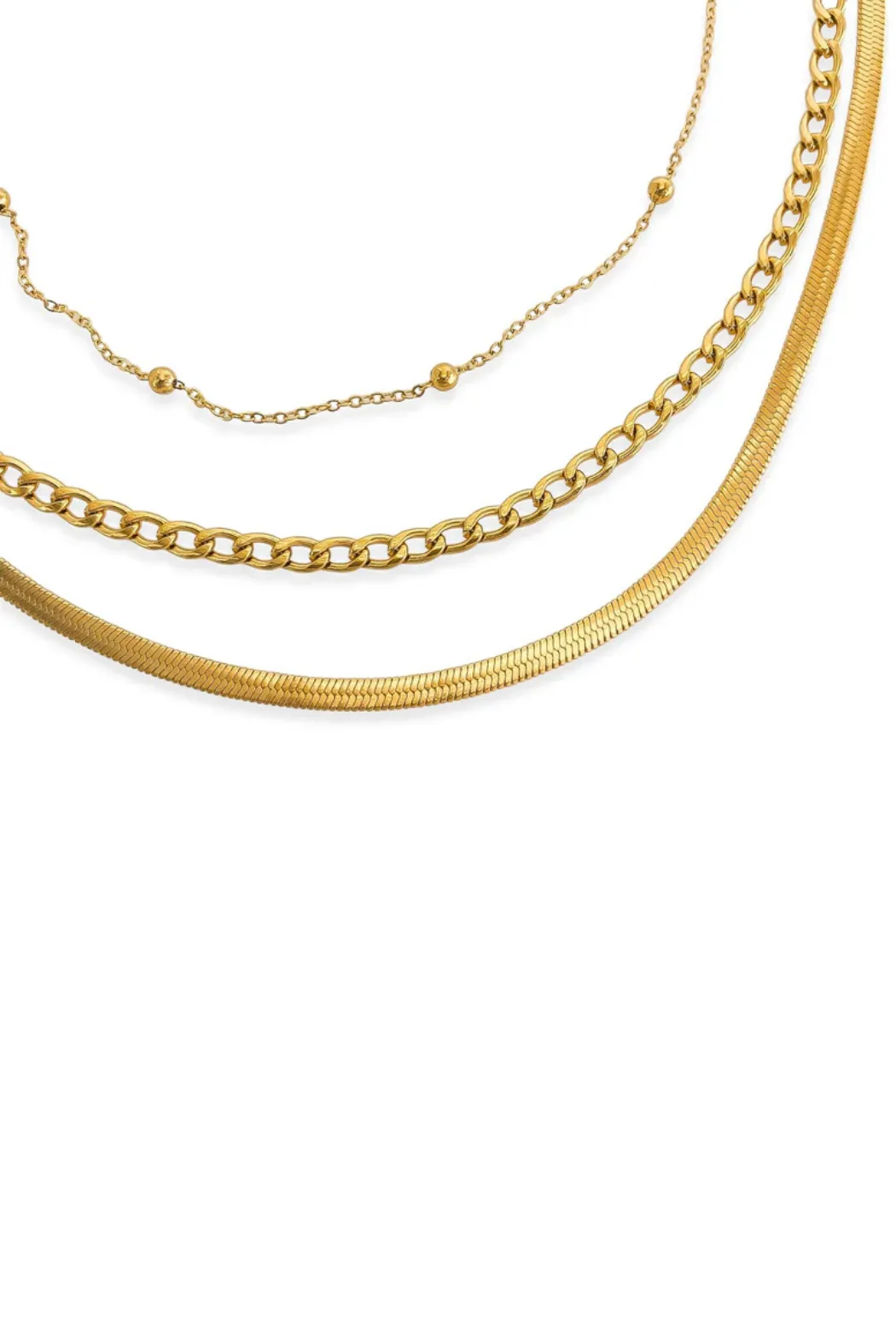 Water Resistant Layered Necklace