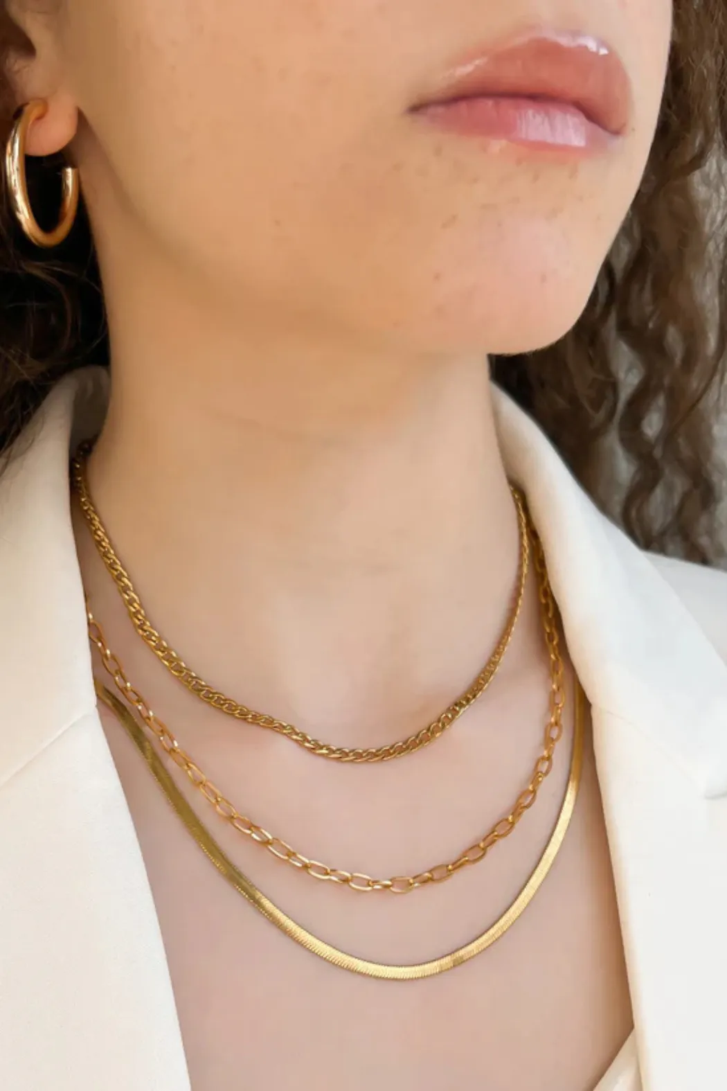 Water Resistant Layered Necklace