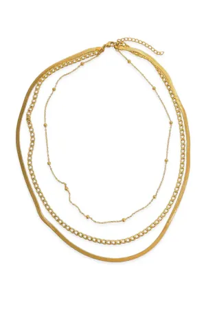 Water Resistant Layered Necklace