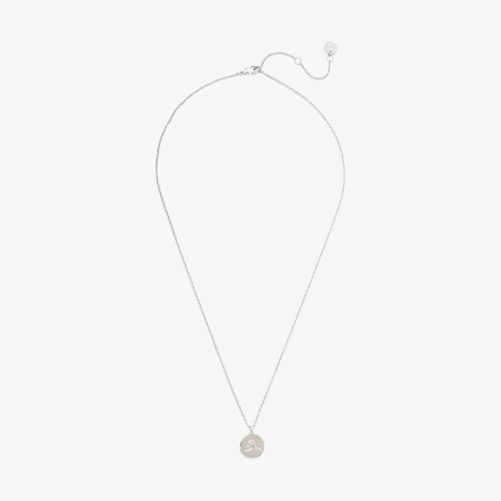 Wave Coin Necklace