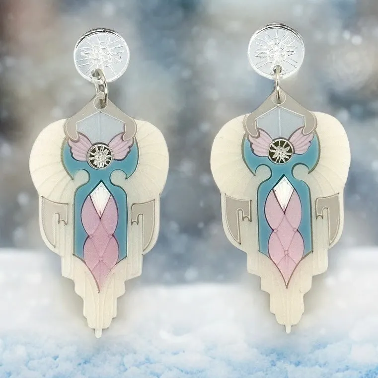 Winter - earrings - Set of 2