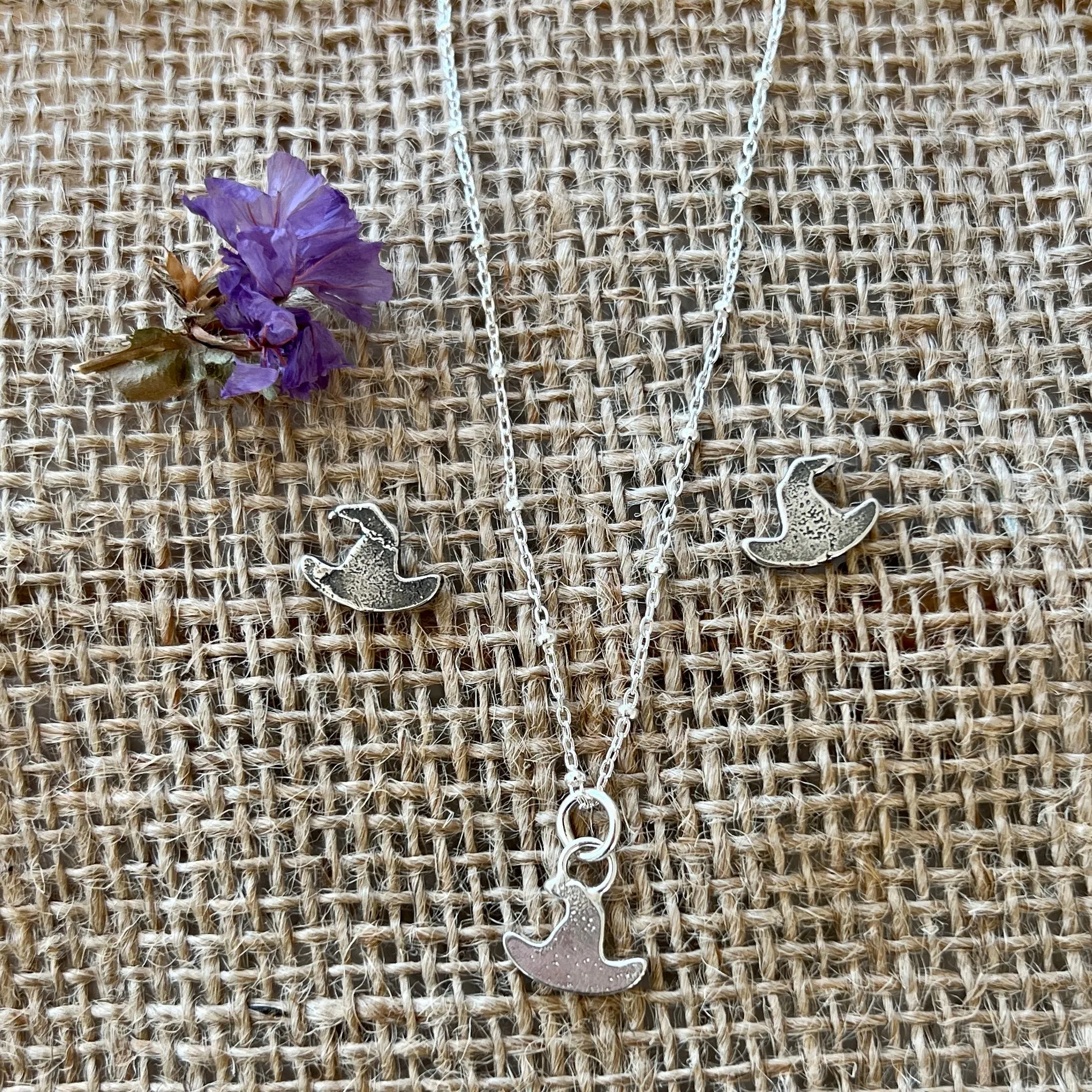 Witch Hat Sterling silver necklace