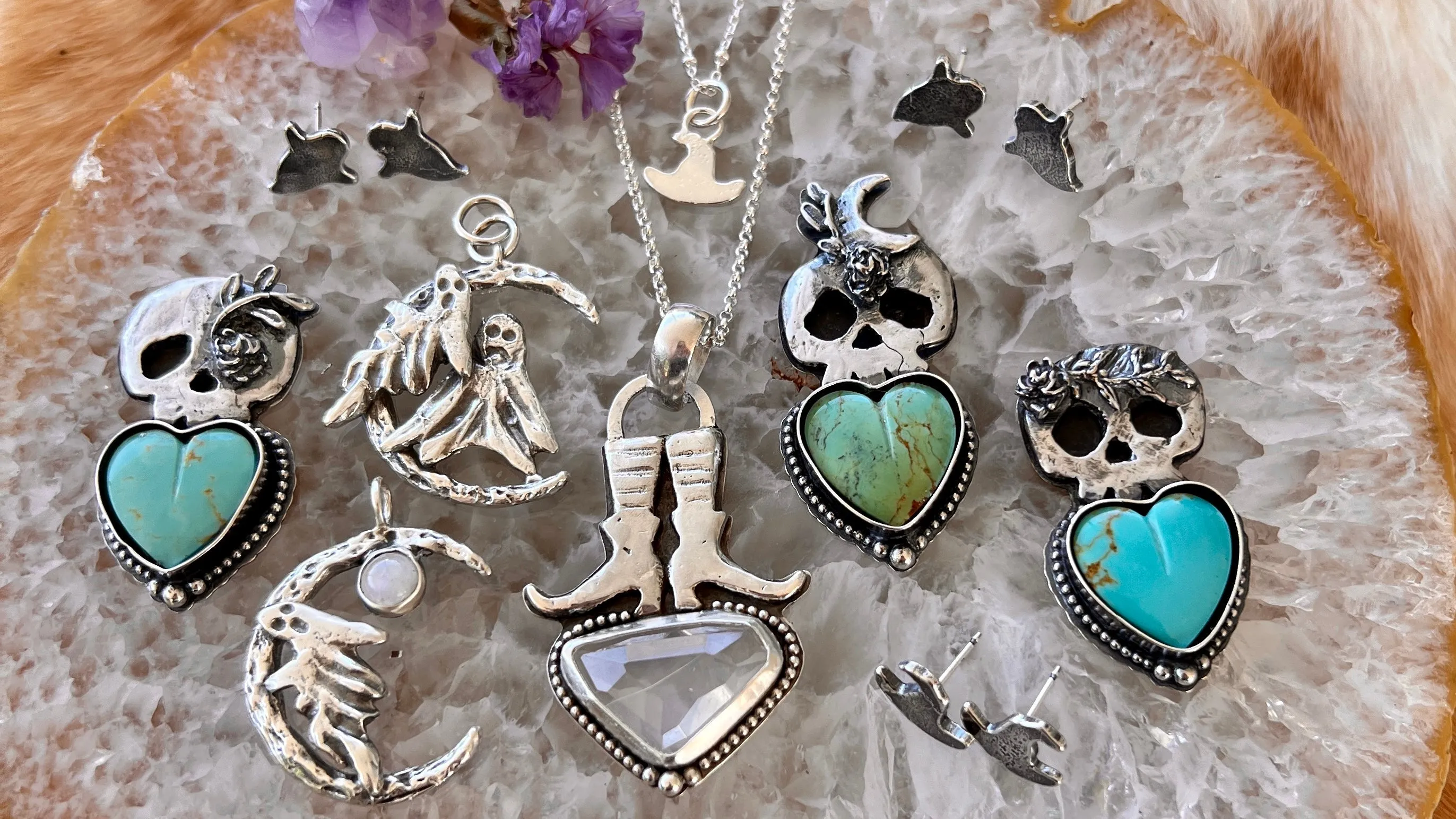 Witch Hat Sterling silver necklace