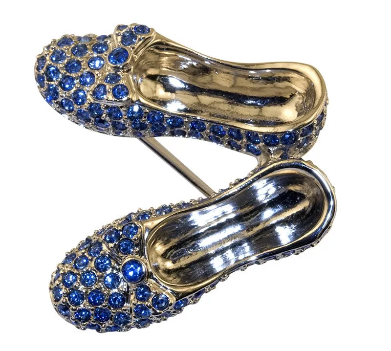 Wizard of Oz Dorothy Sapphire Brooch