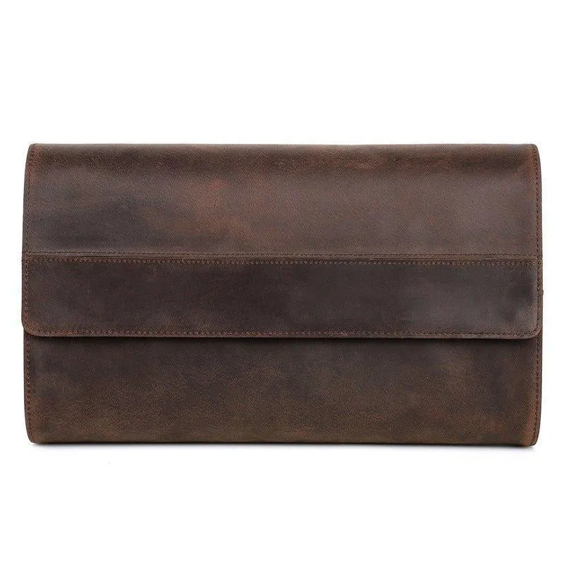 Woosir Vintage Leather Watch Case for 8 Watches