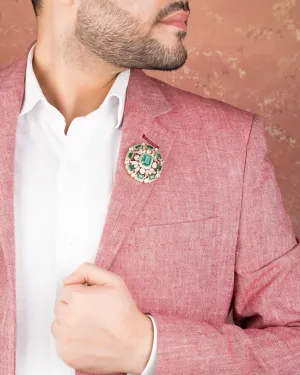 Yash Polki And Diamond Brooch
