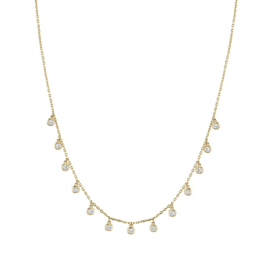 Yellow Gold Diamond Necklace